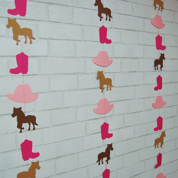 Cowgirl Party Garland