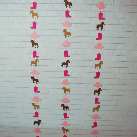 Cowgirl Party Garland