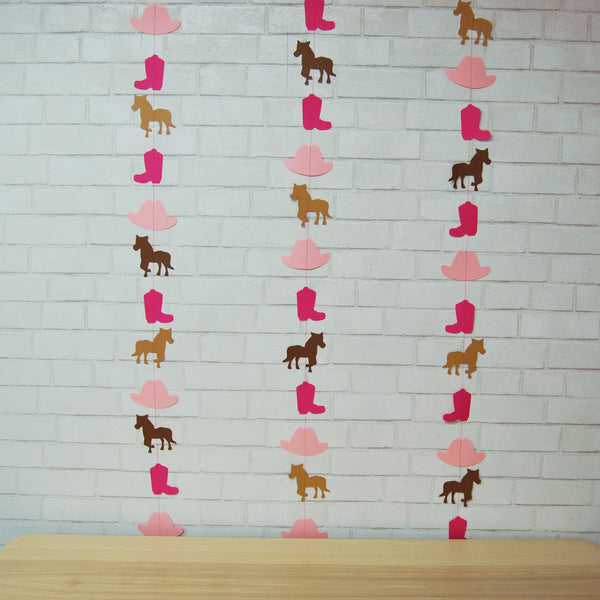 Cowgirl Party Garland