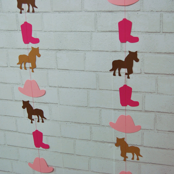 Cowgirl Party Garland