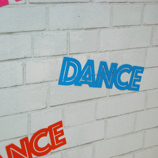 Neon "Dance" Party Signs