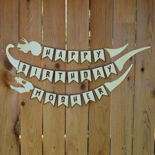 Dinosaur Birthday Banner