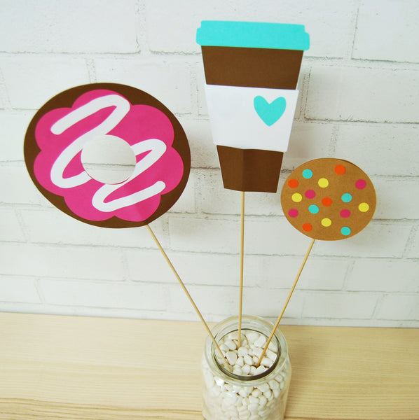 Donut Party Centerpieces