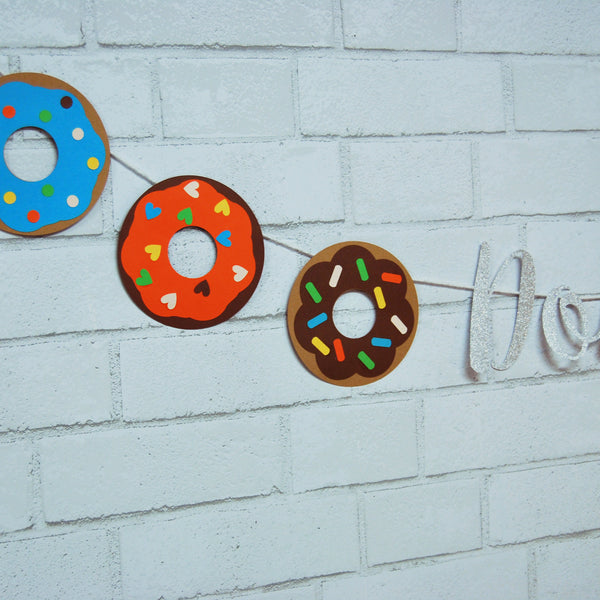 "Donut Grow Up" Birthday Banner