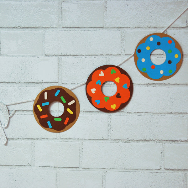 "Donut Grow Up" Birthday Banner