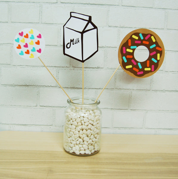 Donut Party Centerpieces