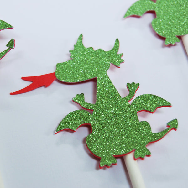 Dragon Cupcake Toppers