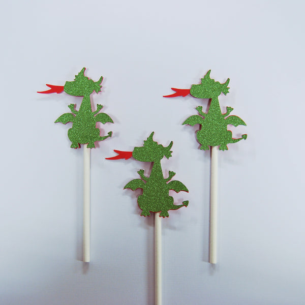 Dragon Cupcake Toppers