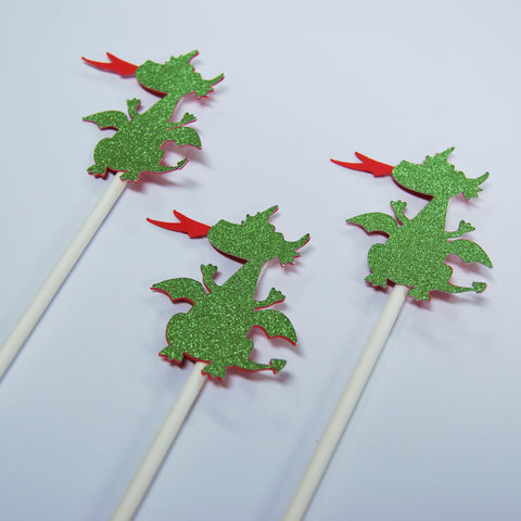 Dragon Cupcake Toppers