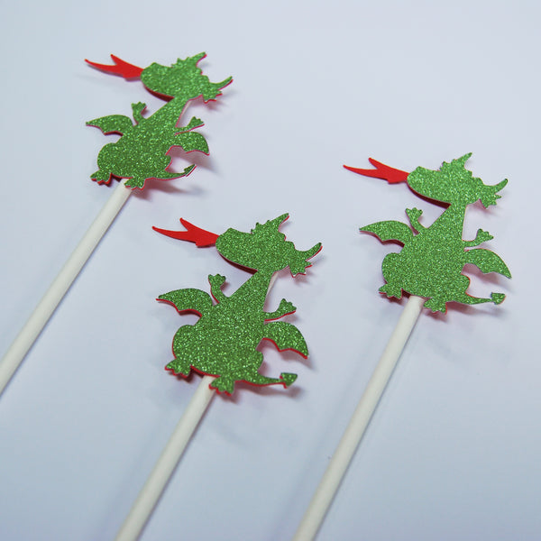 Dragon Cupcake Toppers