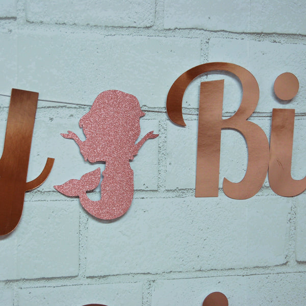 Dragon and Mermaid Birthday Banner