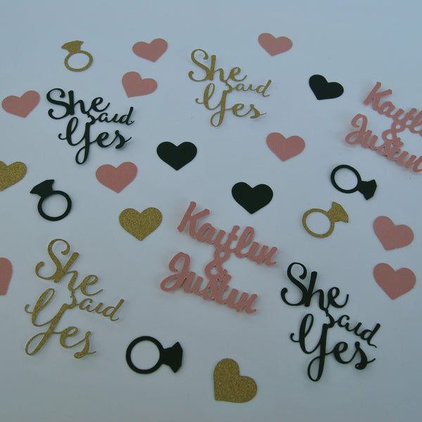 "She Said Yes" Confetti