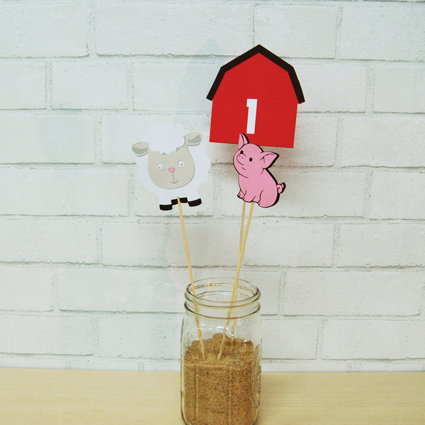 Farm Party Centerpiece