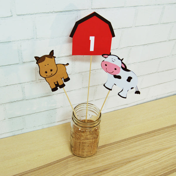 Farm Party Centerpiece