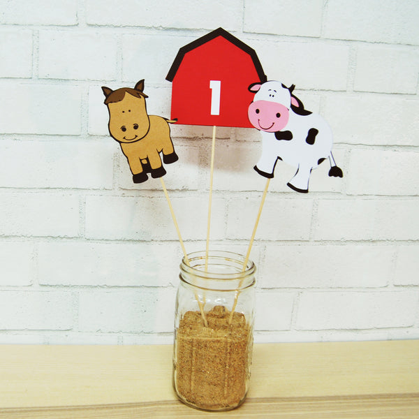 Farm Party Centerpiece