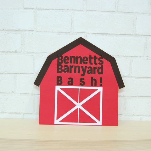 Barnyard Bash Birthday Sign