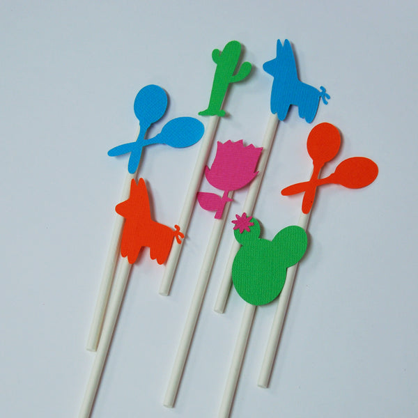 Fiesta Cupcake Toppers