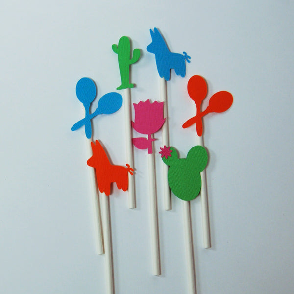Fiesta Cupcake Toppers