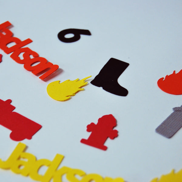 Firefighter Party Confetti