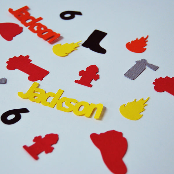 Firefighter Party Confetti