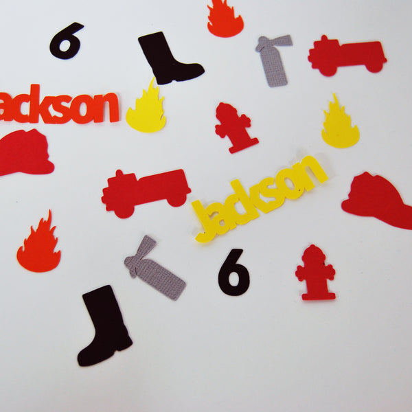 Firefighter Party Confetti