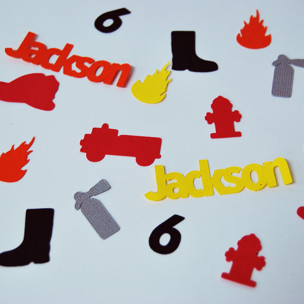 Firefighter Party Confetti