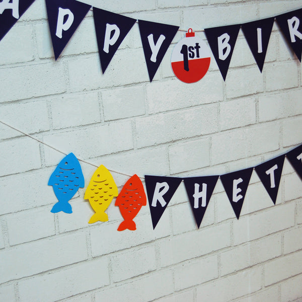 Fishing Birthday Banner