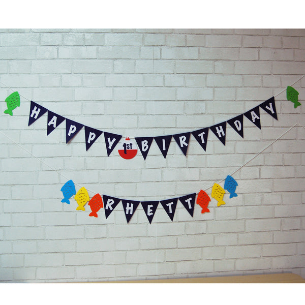 Fishing Birthday Banner