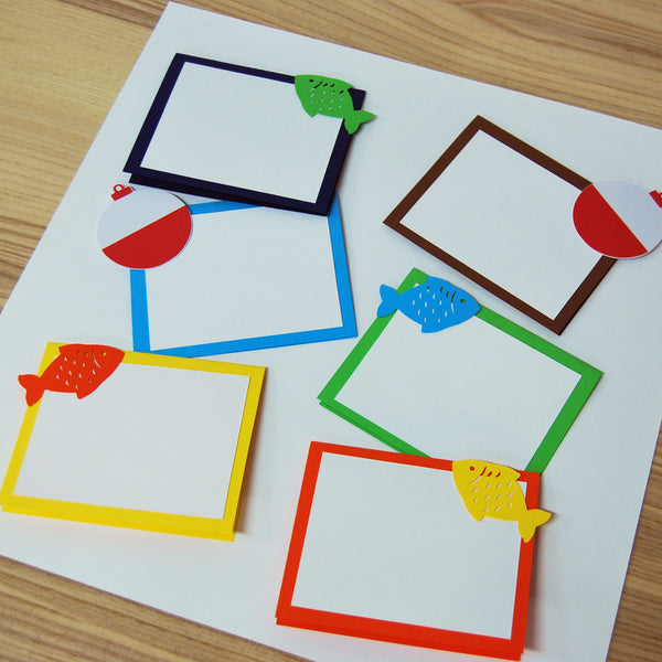 Fishing Party Buffet Labels