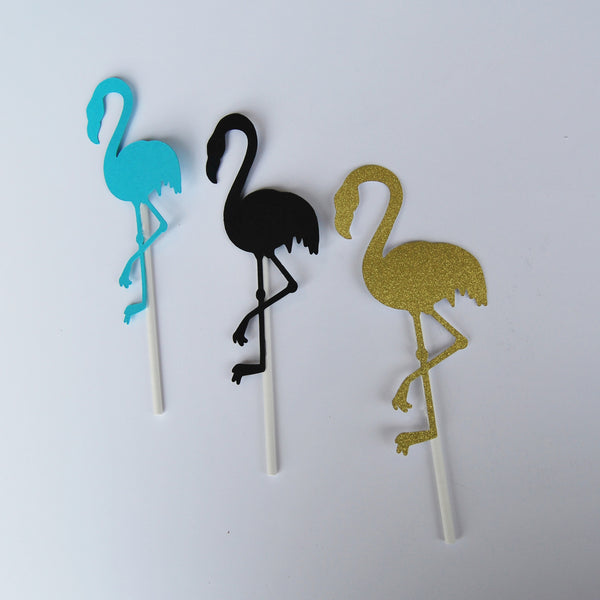 Flamingo Cupcake Toppers