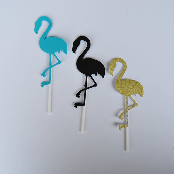 Flamingo Cupcake Toppers
