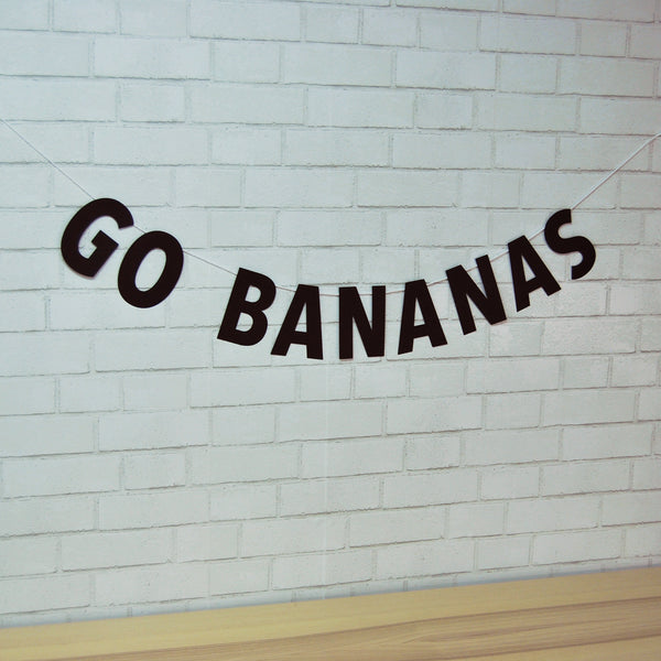 Go Bananas Banner and Garland