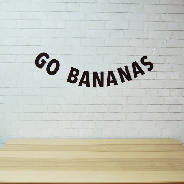 Go Bananas Banner and Garland