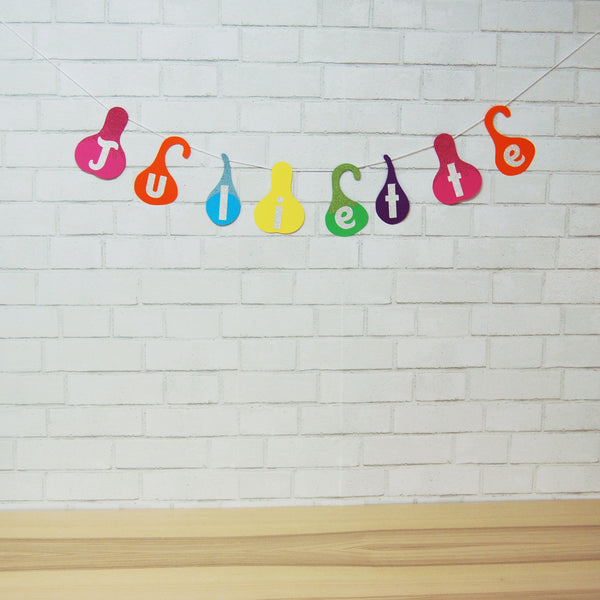 Trolls Inspired Gourd Name Banner