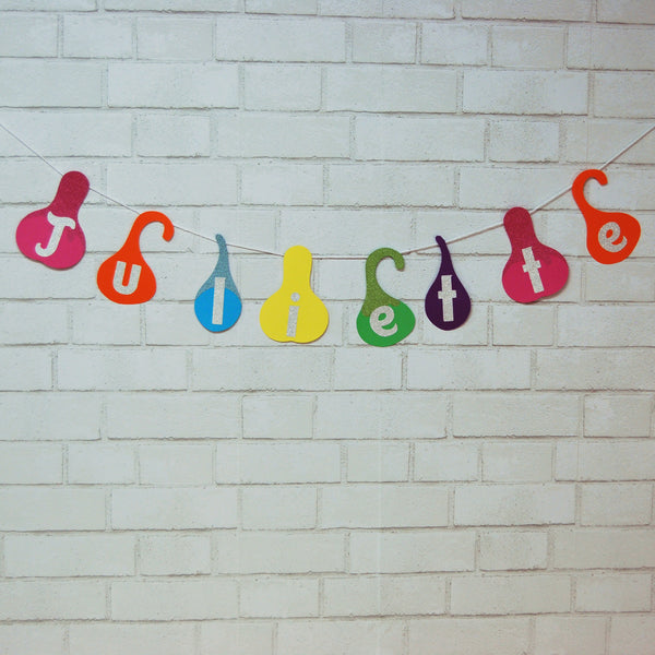 Trolls Inspired Gourd Name Banner