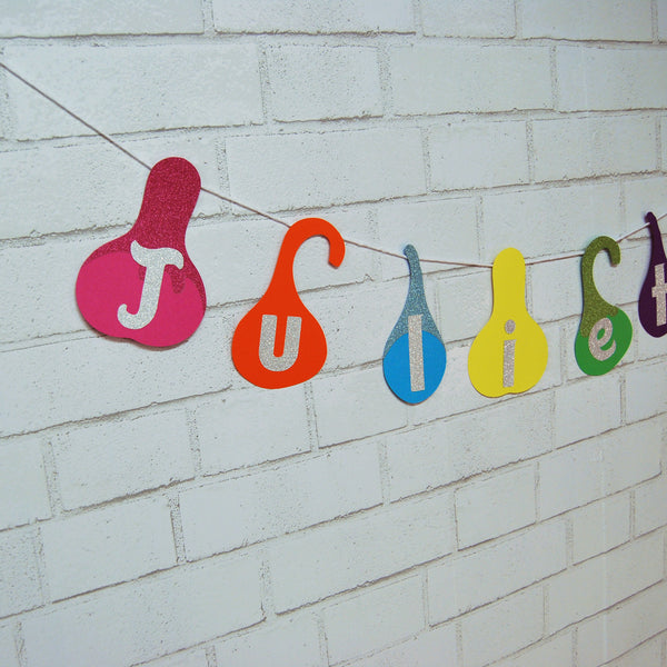 Trolls Inspired Gourd Name Banner