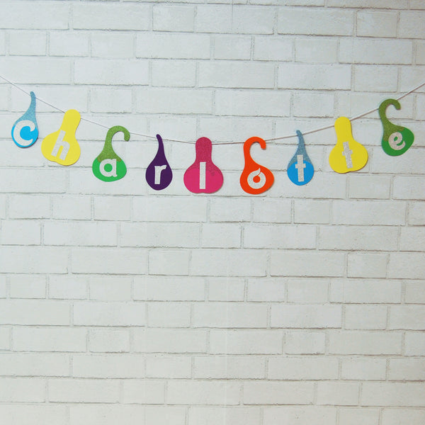 Trolls Inspired Gourd Name Banner