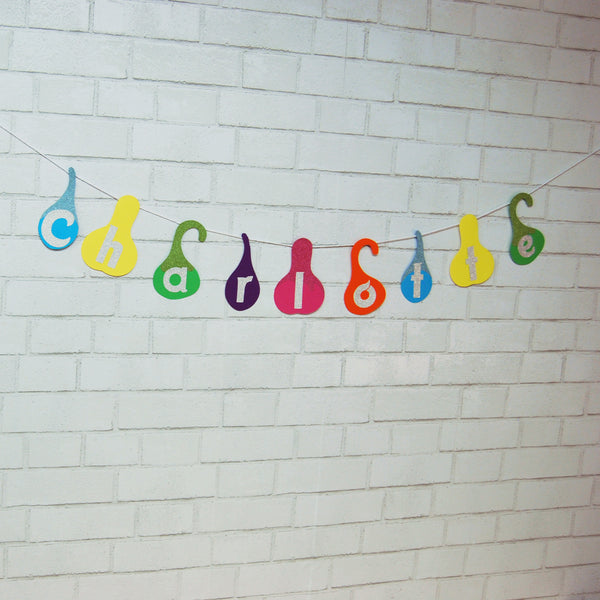 Trolls Inspired Gourd Name Banner