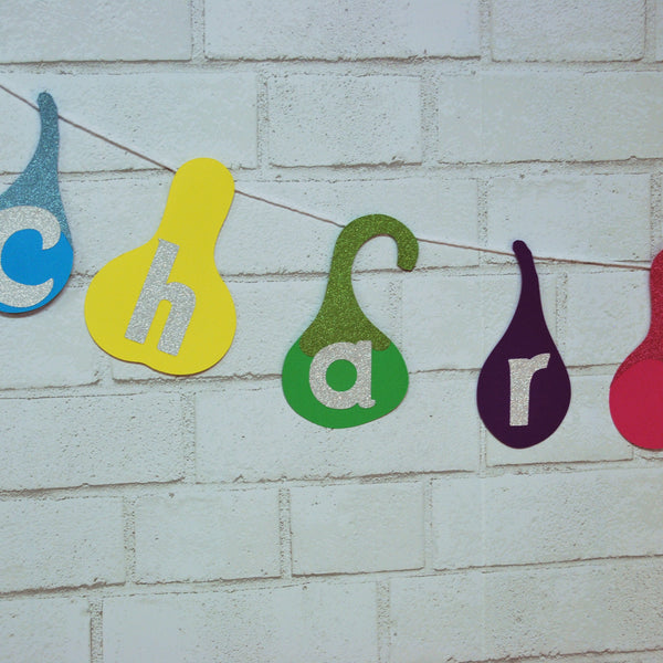 Trolls Inspired Gourd Name Banner