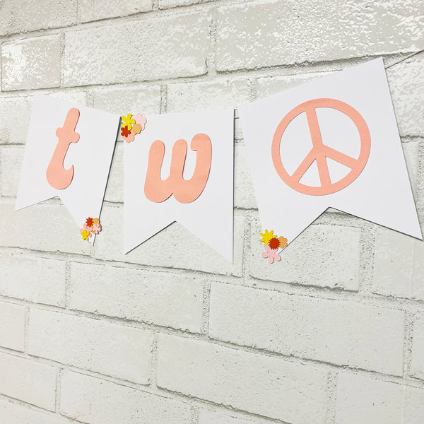 Two Groovy Highchair Banner