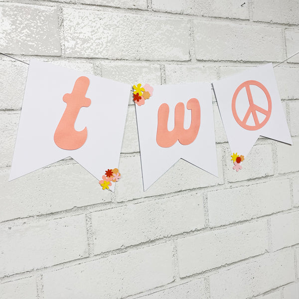 Two Groovy Highchair Banner