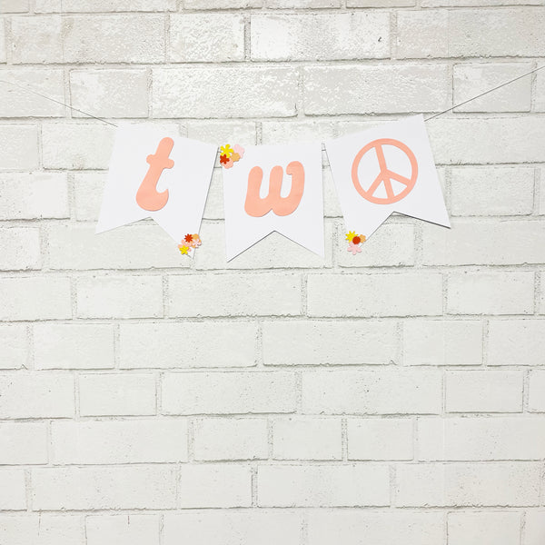 Two Groovy Highchair Banner