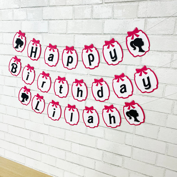 Glamour Doll Birthday Banner