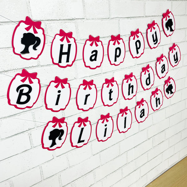 Glamour Doll Birthday Banner