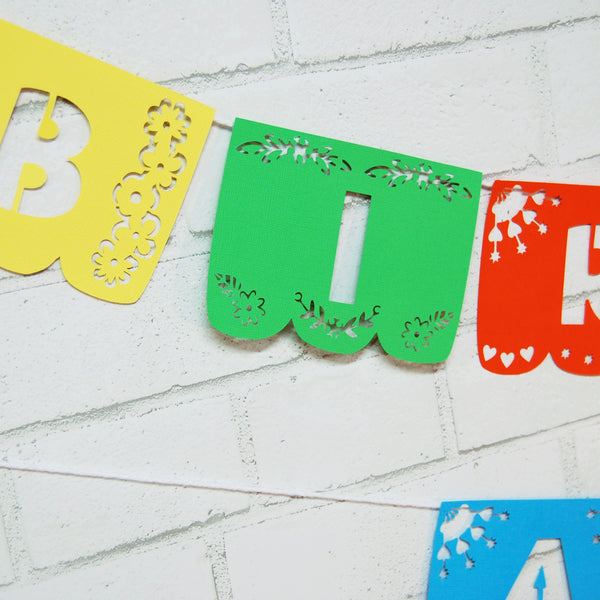 Fiesta Birthday Banner