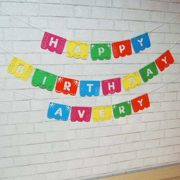 Fiesta Birthday Banner