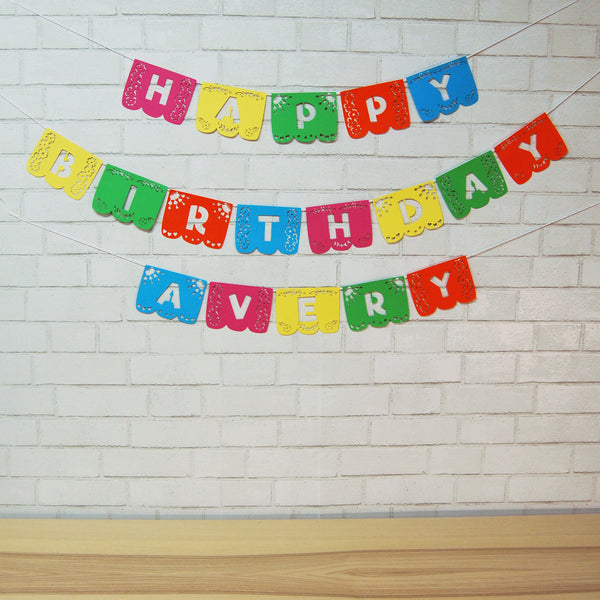 Fiesta Birthday Banner