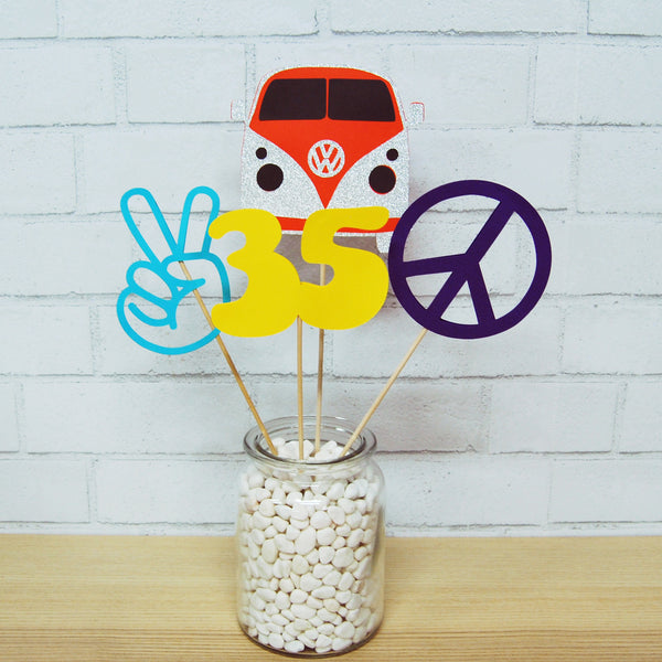 Hippie Party Centerpiece