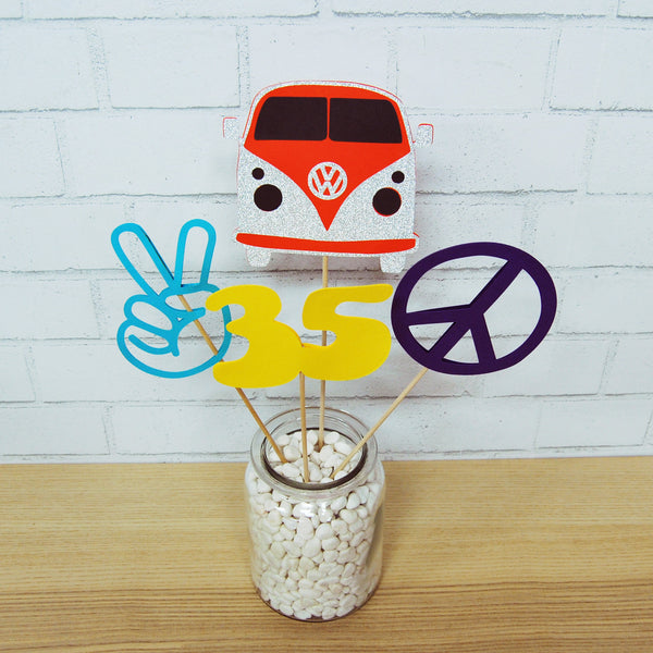 Hippie Party Centerpiece