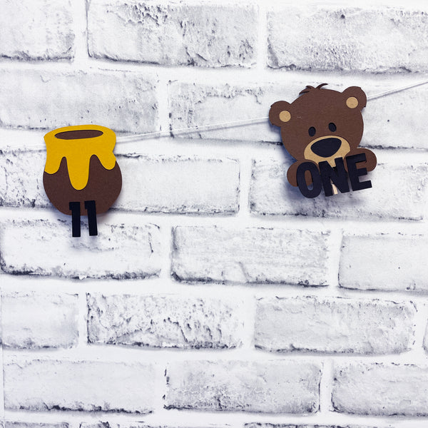 Honey Bear Monthly Photo Banner